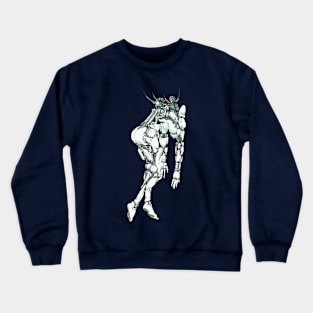 Dull android with parasites Crewneck Sweatshirt